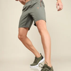 Men Solid Slim Fit Shorts with TECHNOLITE