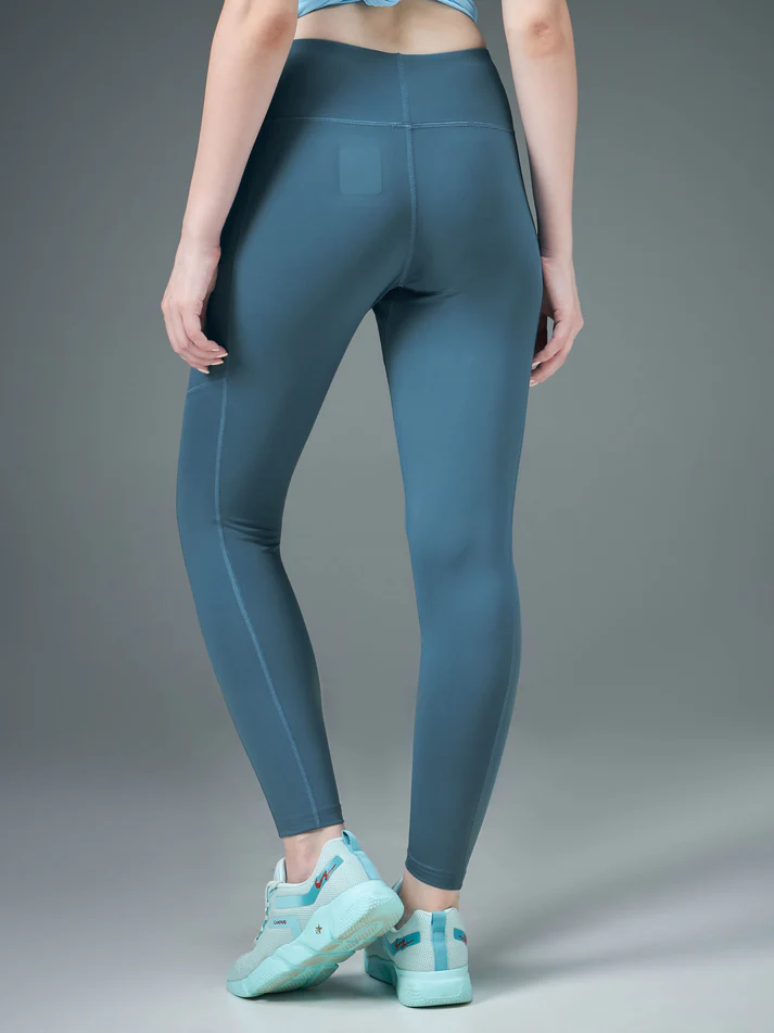 Women Solid Slim Fit Tights with ELASTO LITE - Image 3