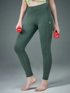 Women Solid Slim Fit Tights with ELASTO LITE