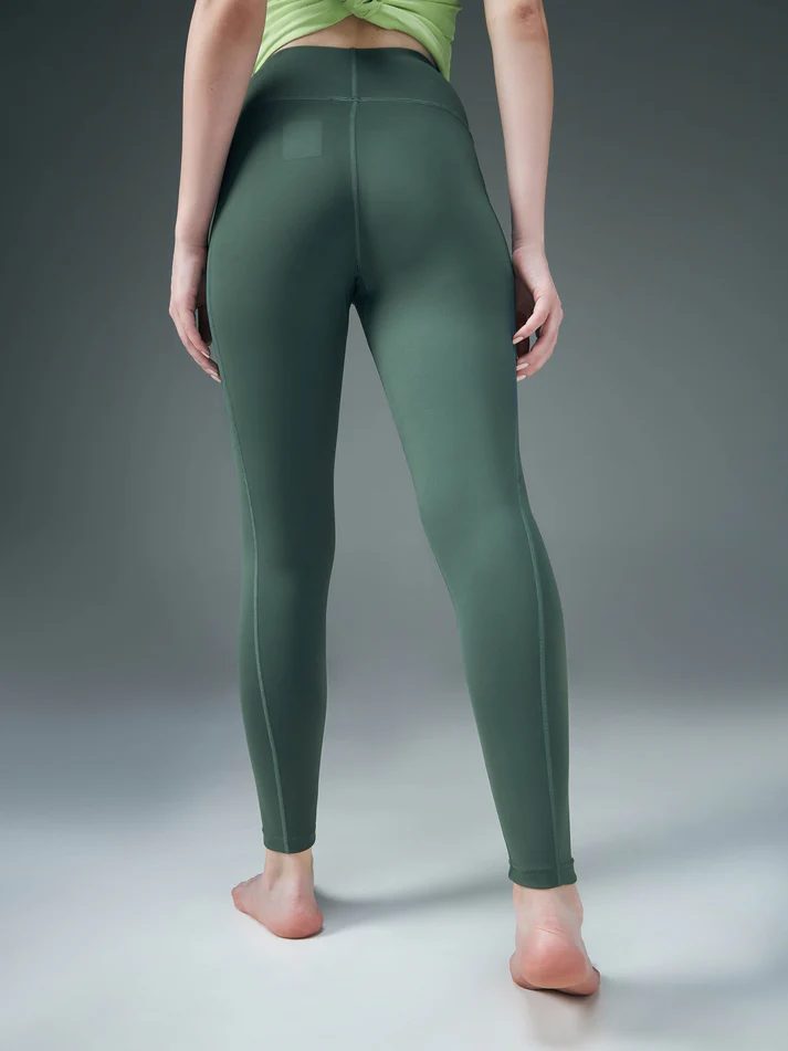 Women Solid Slim Fit Tights with ELASTO LITE - Image 3