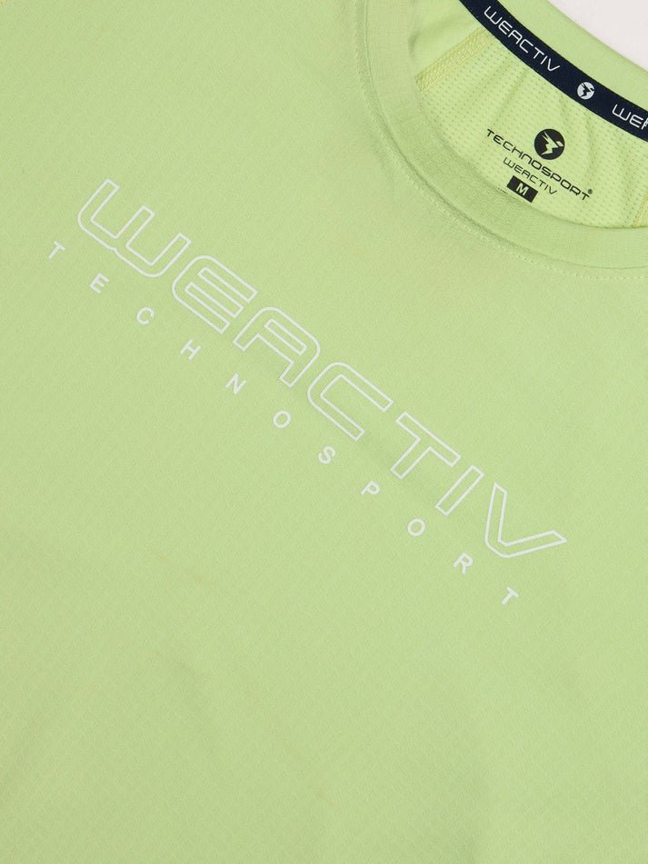 Women Typography Print Regular Fit Round Neck Sports Tee - Image 8