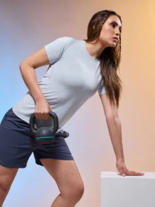 Women Typography Print Regular Fit Round Neck Sports Tee