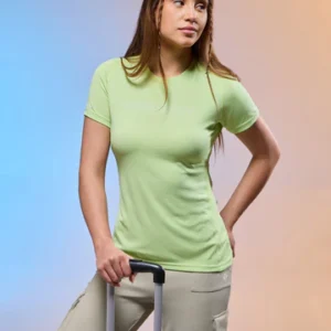 im3 Women Typography Print Regular Fit Round Neck Sports Tee